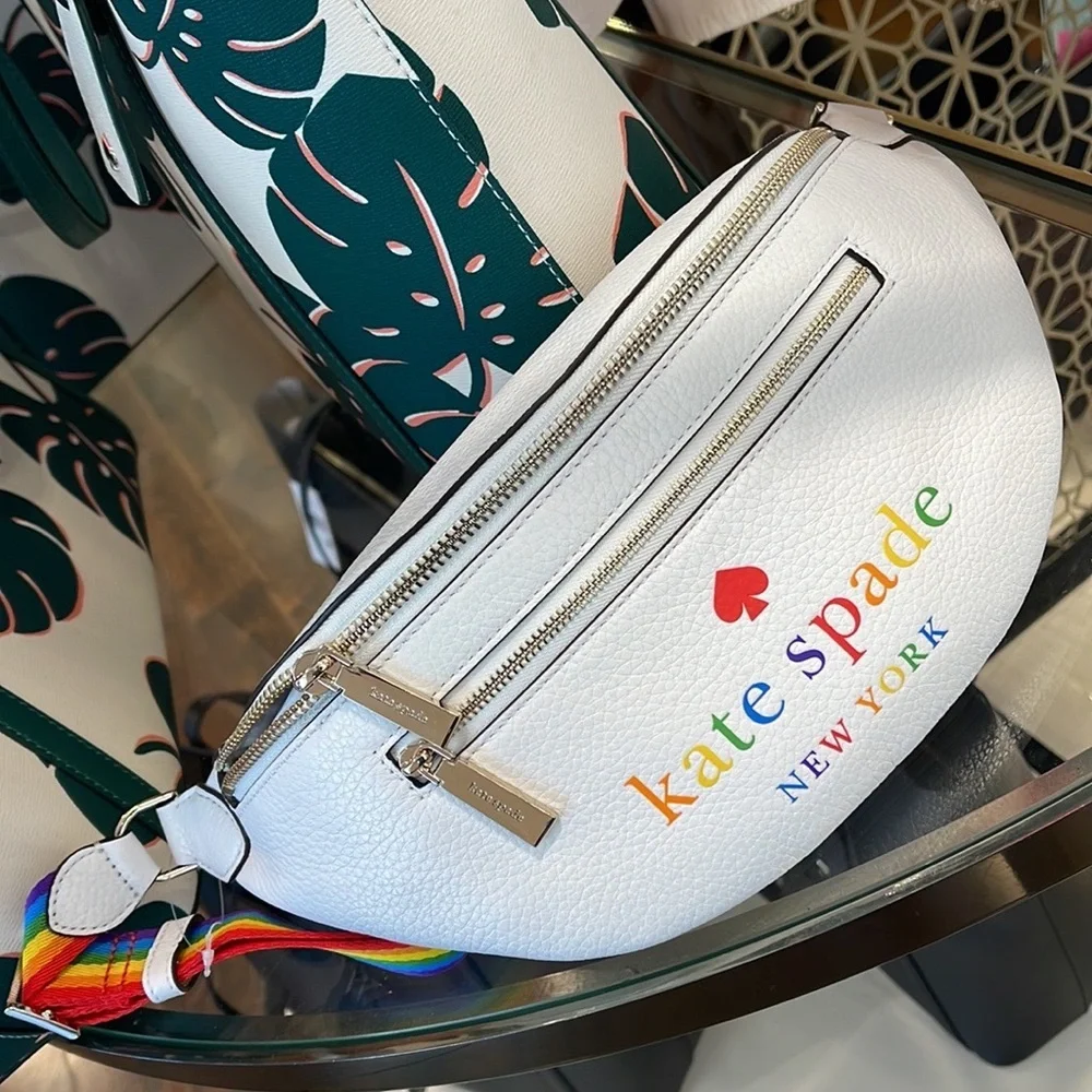 Kate Spade leila belt bag White Dove